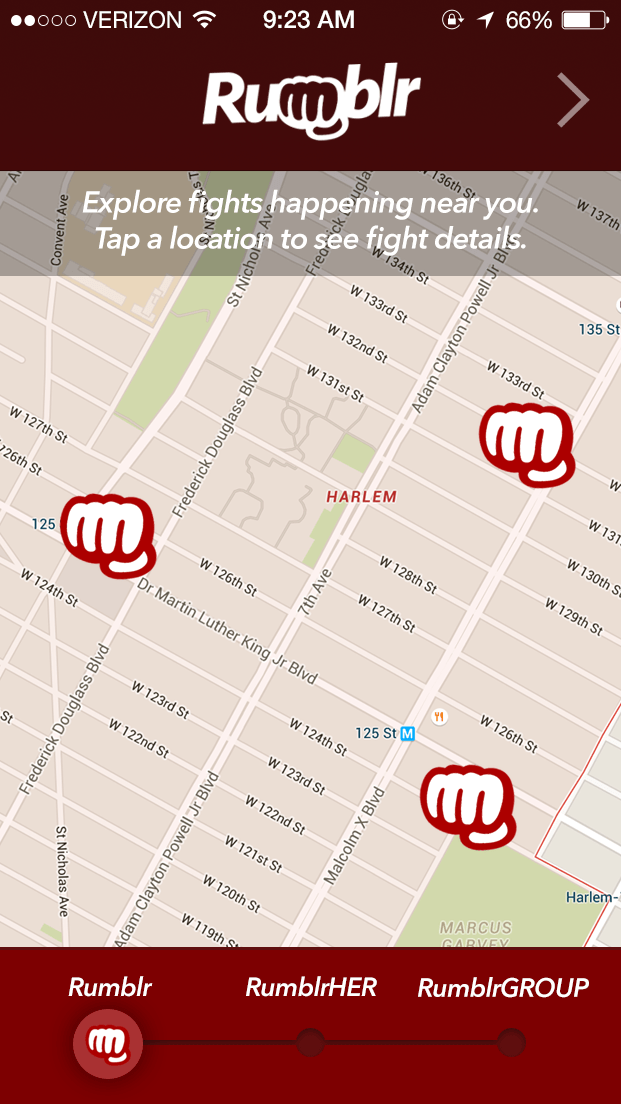 Rumblr LOCATION