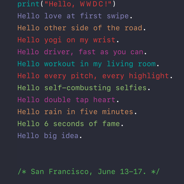 WWDC 2016
