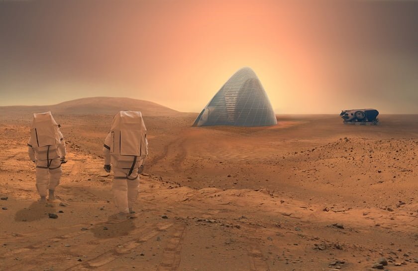 Mars Ice House life on mars