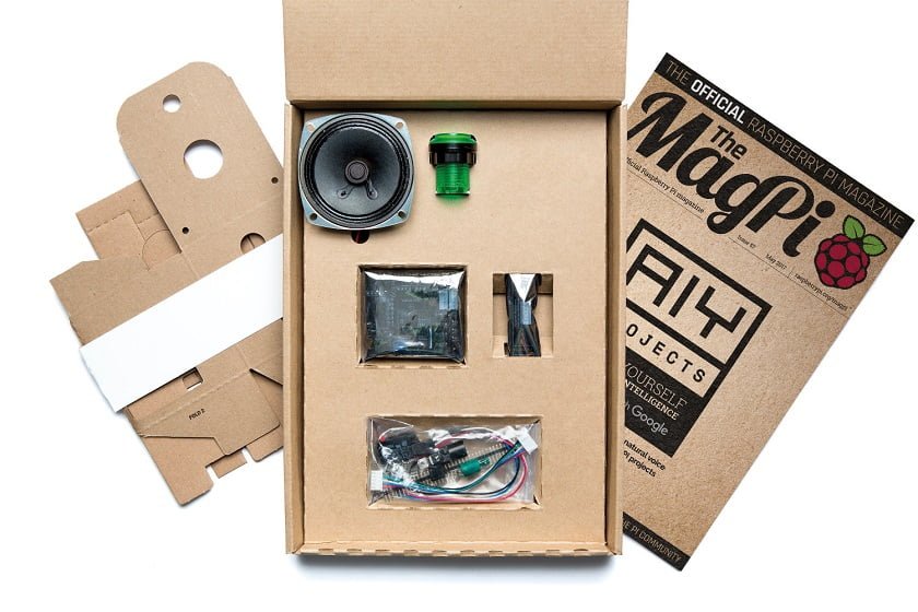 Raspberry pi kit Google projects AI