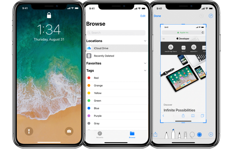 iOS 11 user interface