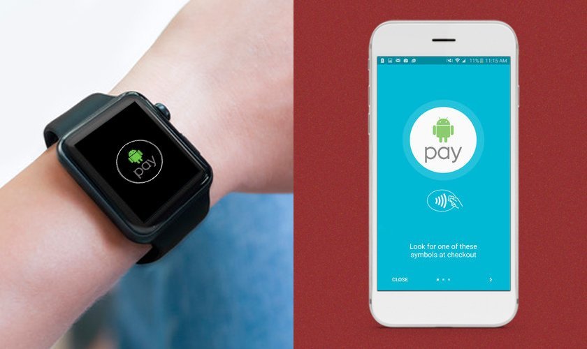 Android Pay top wear apps