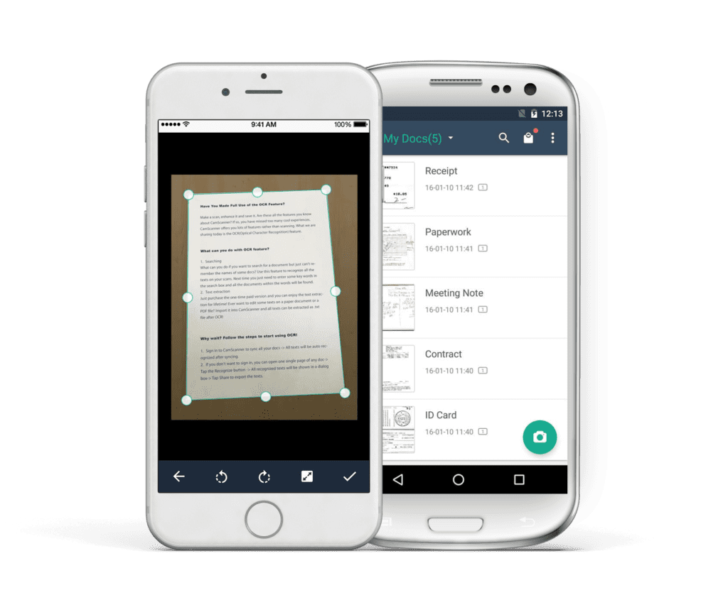 CamScanner app