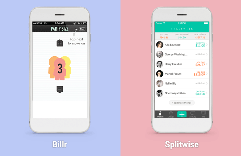 apps splitting bills with friends