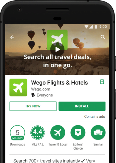 instant apps wego