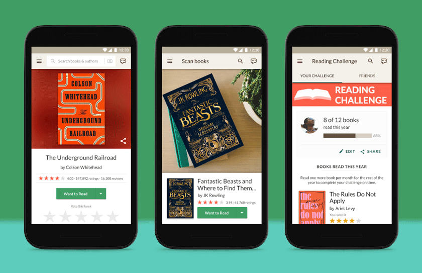 Goodreads keep track of books