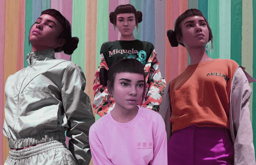 digital instagram model lil