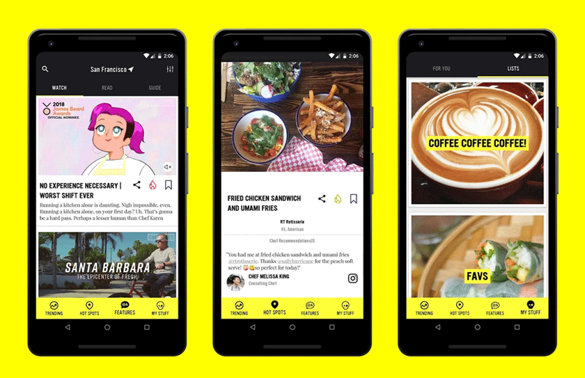 Best travel app ChefsFeed