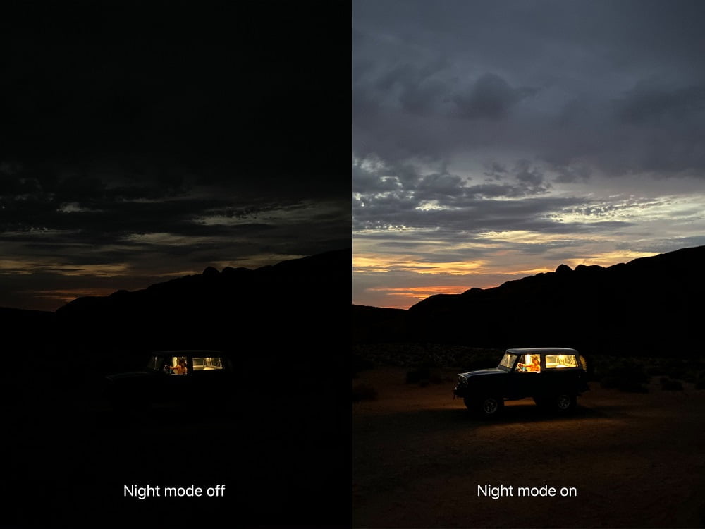 Apple iPhone 11 Pro Night Mode