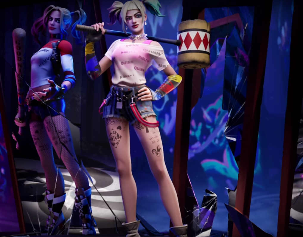 Harley-Quinn-skin-on-Fortnite