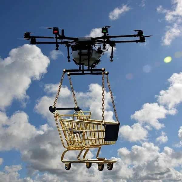 Amazon Delivery Drones for Delivery Consumer Products