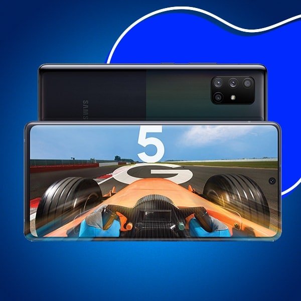 Samsung galaxy a71 design