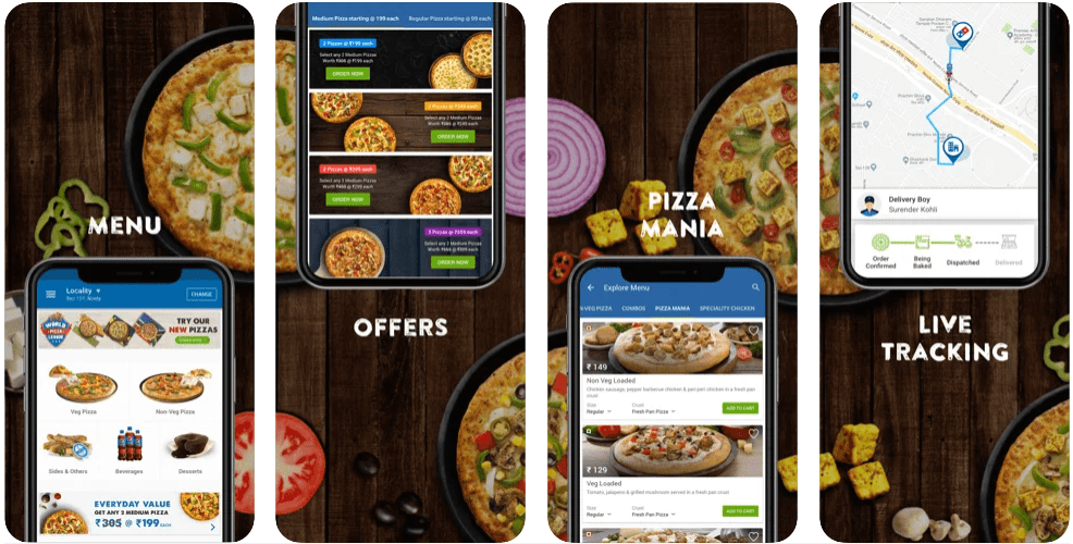 Top and Fast food delivery apps