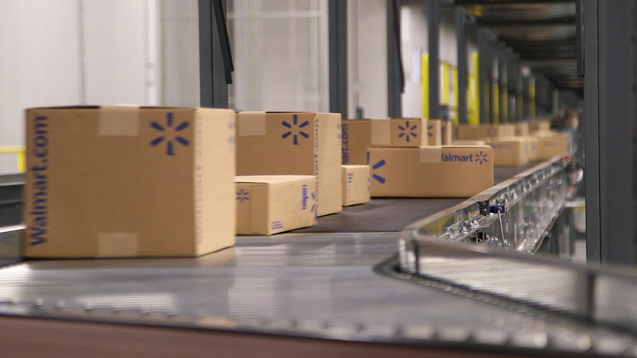 Walmart Fulfilment Center Autonomous Robots
