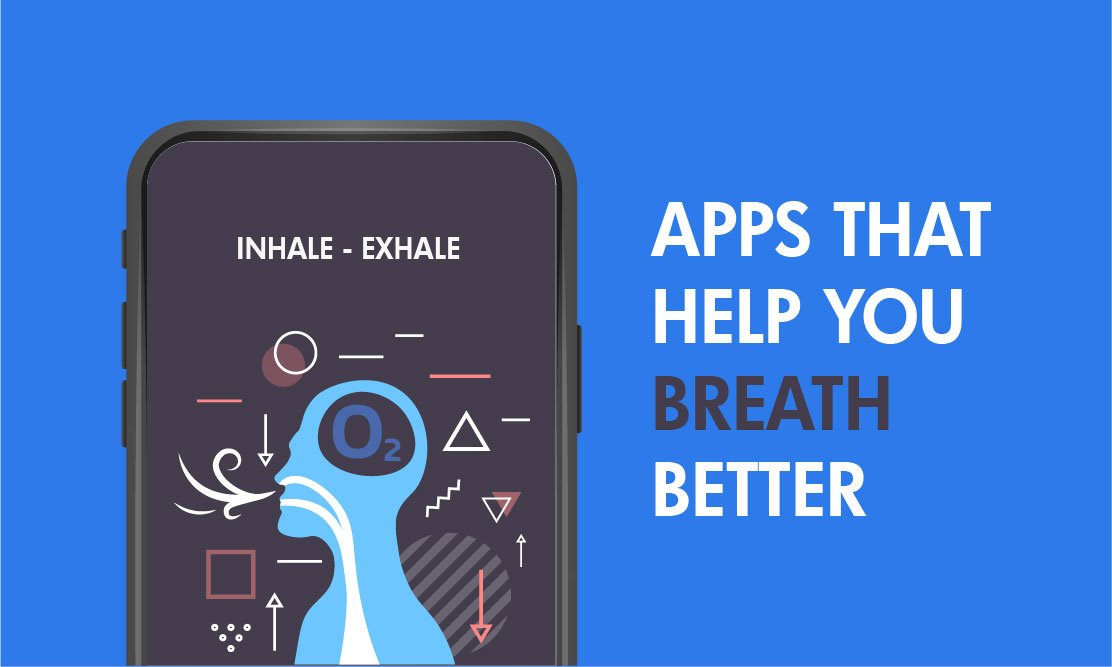 Breathe app to reduce stress