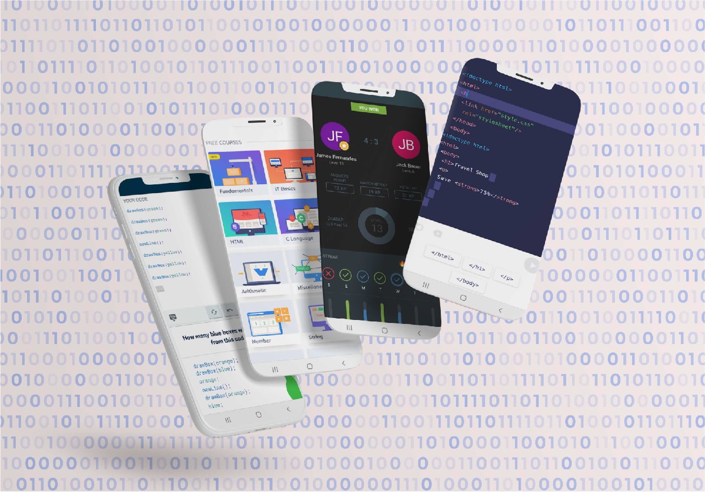 Learning to code with coding apps