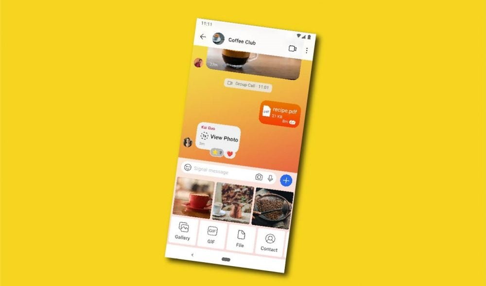 customizable text messaging app