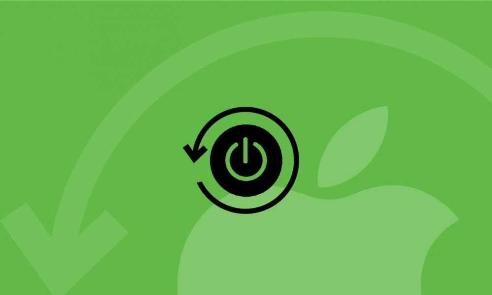 Force restart Macbook