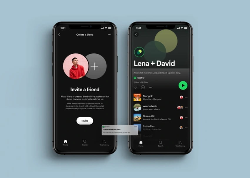blend on Spotify