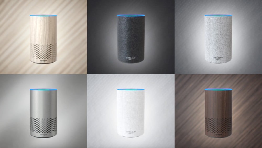 Amazon Echo Alexa blue ring