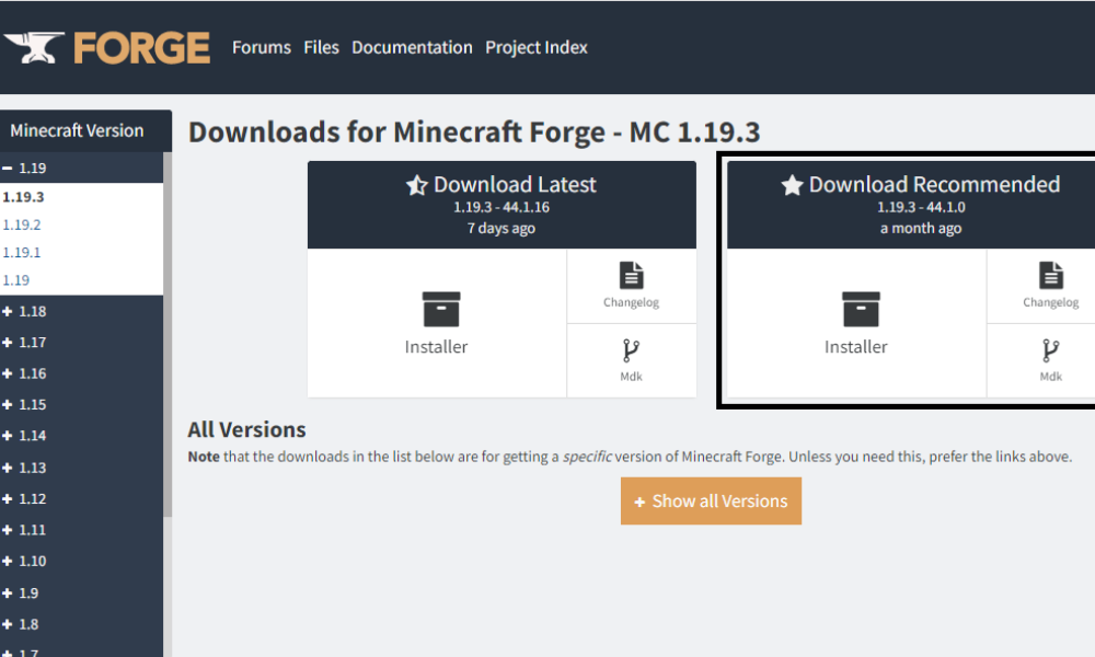 Minecraft Forge