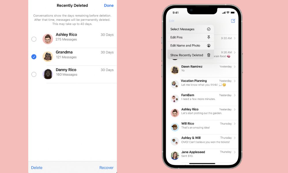 Deleted Messages
