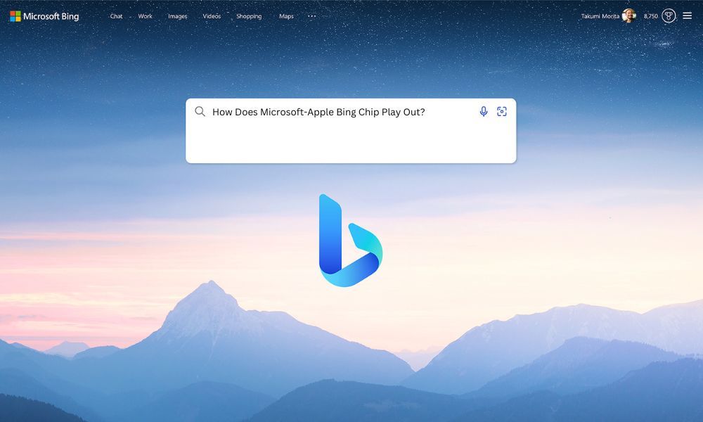 Microsoft Apple Bing Chip