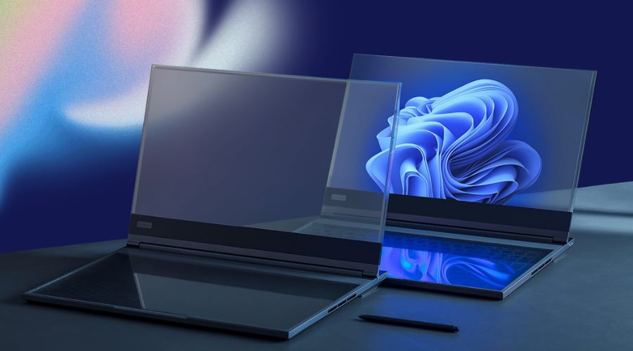Lenovo Transparent Laptop